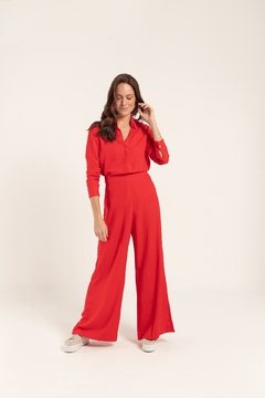 Camisa Cintia Vermelha - comprar online