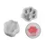 MOLDE SILICONA CAJA CONTENEDORA HUELLA DE GATO 6 X 6,5 CM