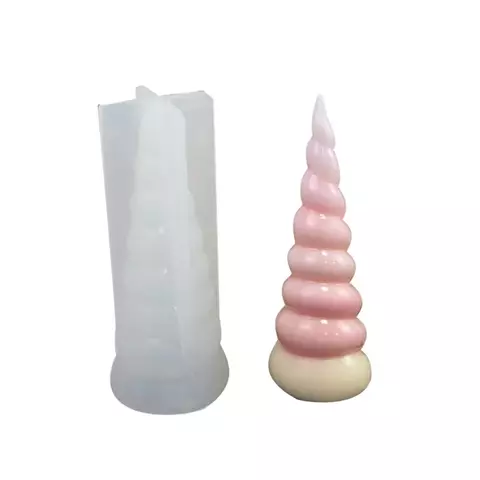 MOLDE SILICONA CUERNO DE UNICORNIO 5 X 2 CM - comprar online