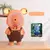 Imagen de VENTILADOR OSO CON JARDINERO PORTATIL USB LUZ LED 2 VELOCIDADES