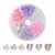 KIT ESTUCHE CUENTAS ESFERAS Y CORAZONES ROSA VIOLETA BLANCO X 50G X 195 UNI - comprar online