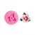 MOLDE SILICONA FLOR 6 PETALOS 3 HOJAS en internet