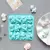 MOLDE SILICONA PLANCHA 12 ANIMALITOS PERRO CONEJO LORO PEZ - Novara Store