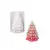 MOLDE SILICONA ARBOL NAVIDAD 3D DETALLE HOJAS CURVAS 9 CM - comprar online