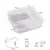 KIT ARMAR AROS ANZUELOS FRUFRU ARGOLLAS ACERO INOXIDABLE X 180 U APROX - comprar online