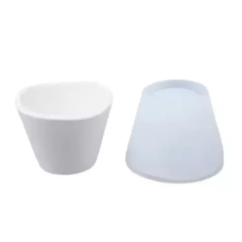 MOLDE SILICONA MACETA CON BORDE ONDEADO - comprar online