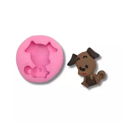 MOLDE SILICONA PERRITO INDIVIDUAL - comprar online