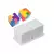 MOLDE SILICONA SET VELA CUBO RUBIK X 2 - comprar online