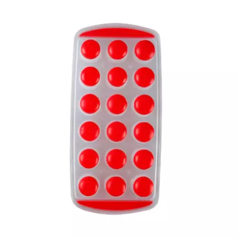 MOLDE SILICONA HIELERA CUBETERA HIELO CIRCULO X 18 U - comprar online