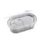 MOLDE SILICONA MINI MACETA RECTANGULO OVALADO 10 X 5 CM - comprar online