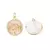 DIJE ARBOL DE LA VIDA STRASS BASE NACARADA DORADO BAÑADO EN ZIRCONIA - comprar online