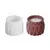 MOLDE SILICONA PORTA VELA MACETA FACETADA ROMBOS CON BORDE 11 X 8.5 CM - Novara Store