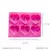 MOLDE PLANCHA 6 CORAZONES GRANDES FACETADOS - comprar online