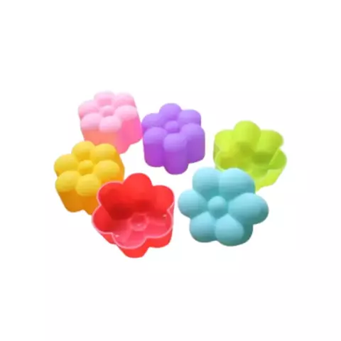 MOLDE SILICONA FLOR 6 PETALOS 5CM PARA JABON VELA REPOSTERIA - comprar online