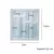 MOLDE SILICONA DIJES PARA AROS RECTANGULAR - comprar online