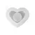 MOLDE SILICONA PORTA VELA CORAZON 3D - Novara Store