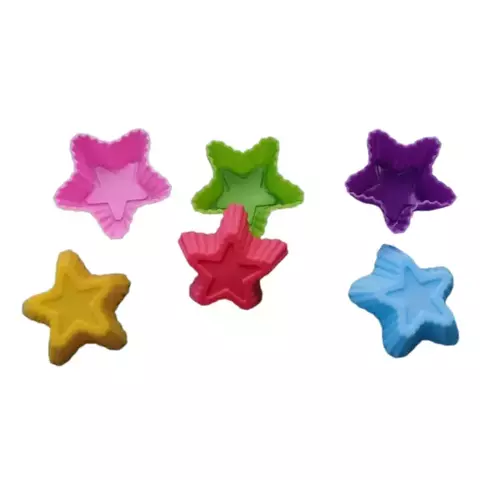 MOLDE SILICONA ESTRELLA 3 CM JABON VELA REPOSTERIA - comprar online