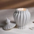 MOLDE SILICONA VASIJA RAYADA CON TAPA JARRON PORTA VELA - Novara Store