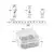 KIT ARMAR MOSQUETON CADENA ARGOLLA TAPA NUDOS X 80 UNI PLATEADO - comprar online
