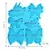 MOLDE SILICONA 6 MARIPOSAS - MODELO 3 - comprar online