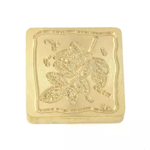 SELLO DE LACRE RAMA DE HOJAS X 2,5 CM - comprar online