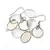KIT ARMAR AROS PARA RELLENAR RESINA ANZUELOS CIRCULO Y OVALO X 40 UNI - tienda online