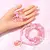 KIT CUENTAS DIFERENTES FORMAS ROSA X 100 GR - tienda online