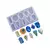 MOLDE SILICONA 10 DIJES FORMAS GEOMETRICAS VARIAS - comprar online