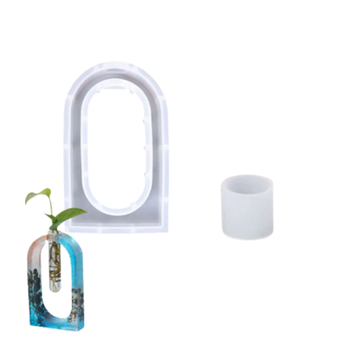 MOLDE SILICONA FLORERO PARA TUBO DE ENSAYO REDONDEADO - comprar online