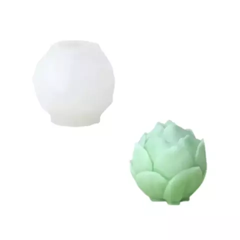 MOLDE SILICONA SUCULENTA CERRADO - comprar online