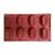 MOLDE SILICONA PLANCHA 8 OVALOS CON RAYAS Y ONDAS