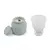 MOLDE SILICONA FLORERO PORTA VELA MACETA RAYADO CON TAPA 9 X 8 CM - comprar online