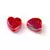 CUENTAS CORAZON TORNASOLADO ROJO X 20 G X 100 UNI - Novara Store