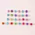Imagen de CUENTAS LETRAS CUBO NEGRAS FONDO COLOR X 20G X 100 UNI