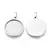 DIJE CIRCULAR ACERO INOXIDABLE PARA RELLENAR RESINA 2,5 CM - comprar online