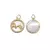 DIJE MAMA CORAZON STRASS BASE NACARADA DORADO BAÑADO EN ZIRCONIA - comprar online