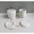 MOLDE SILICONA PORTA VELA MACETA LAPICERO CONCAVO + TAPA en internet