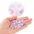 Imagen de KIT ESTUCHE CUENTAS ESFERAS Y CORAZONES ROSA VIOLETA BLANCO X 50G X 195 UNI