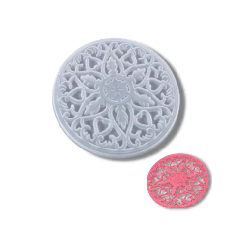 MOLDE BANDEJA MANDALA CORAZONES - comprar online