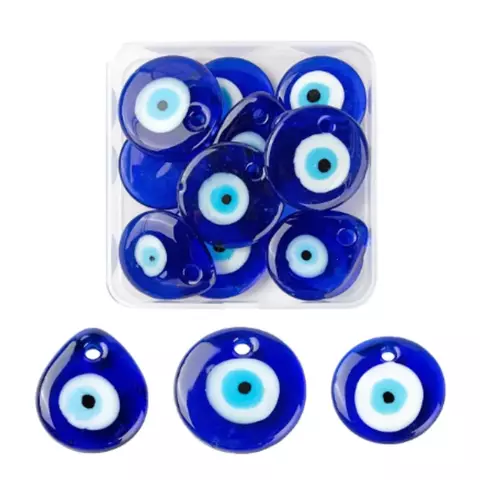 SET OJO TURCO CIRCULO GOTA CON AGUJERO X 12UN - comprar online