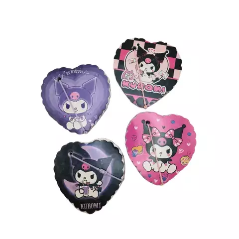 MINI BLOC NOTAS ANOTADOR CORAZON KUROMI - comprar online