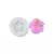 MOLDE SILICONA FLOR 3D TEXTURADA INDIVIDUAL 5 PETALOS 5,5 CM - comprar online