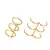 GANCHOS DORADOS PARA AGENDA DIAMETRO INTERIOR 2,5 CM - comprar online
