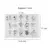 PLANCHA SELLOS DE SILICONA CRISTAL FLORES CON SUS NOMBRES en internet