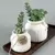 MOLDE SILICONA FLORERO PORTA VELA MACETA RAYADO CON TAPA 9 X 8 CM - tienda online