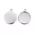DIJE CIRCULAR ACERO INOXIDABLE PARA RELLENO RESINA X 2 CM - comprar online