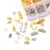 KIT ARMAR TERMINALES ARGOLLAS MOSQUETON CADENA PLATEADO DORADO X 300 UNI - tienda online