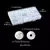 KIT CUENTAS ESFERAS BLANCAS 15 ESTILOS X 375 UNI X 153 GR en internet