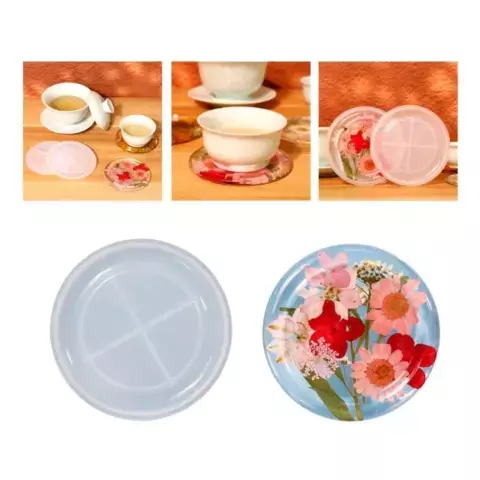 MOLDE SILICONA POSAVASOS POCILLO CAFE 8 CM