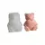 MOLDE SILICONA OSO ABRAZANDO CORAZON SENTADO 3D - comprar online